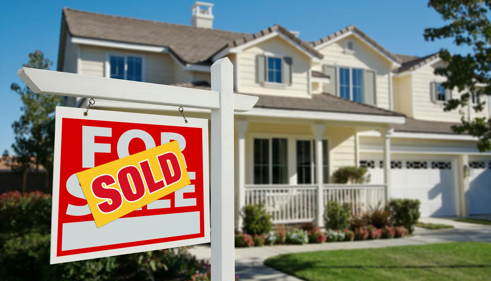 Resources & Tools House with Sold Sign - Parvaneh Haghighy